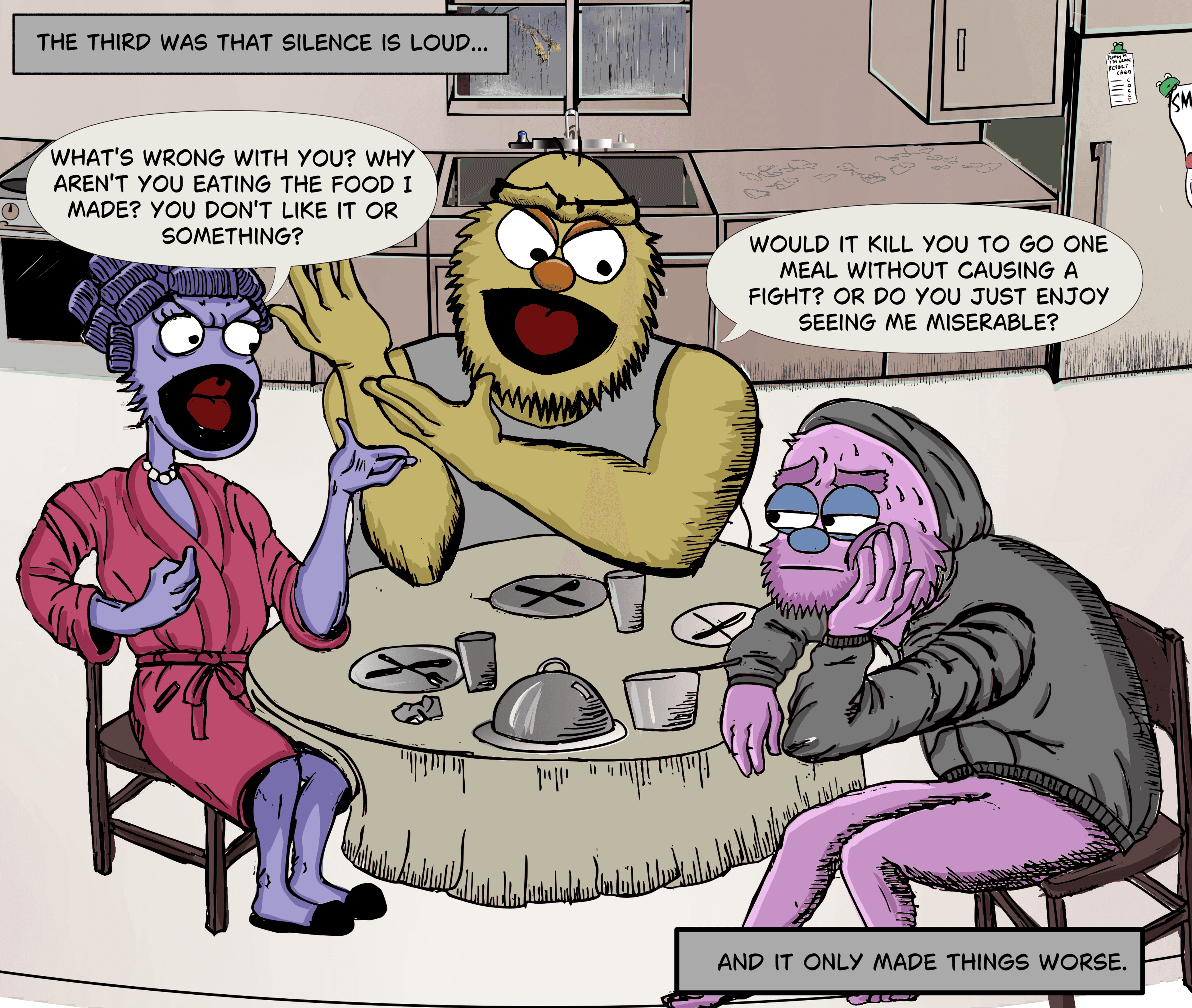 Family Dinner - Panel 3